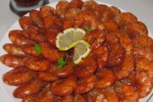 Креветки під соусом