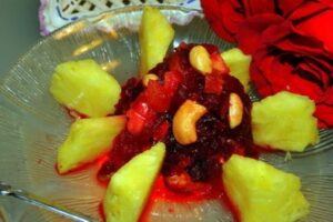 Фруктовий салат з буряком
