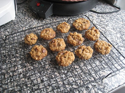 печиво на металевій сітці