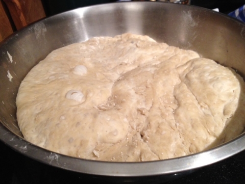 замішуємо повторно тісто