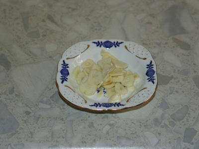 нарізка часнику