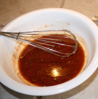 маринад для м'яса з вином, спеціями і часником