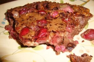 Пісний пиріг з варенням