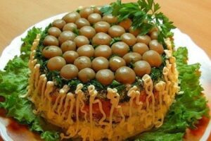 Салат "Грибна поляна"