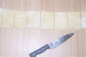 нарізане тісто