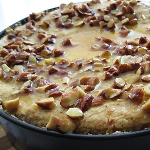 мокрий пиріг з яблуками