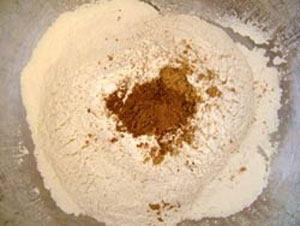 борошно і рідка маса