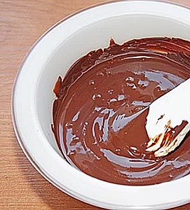 розтоплений шоколад