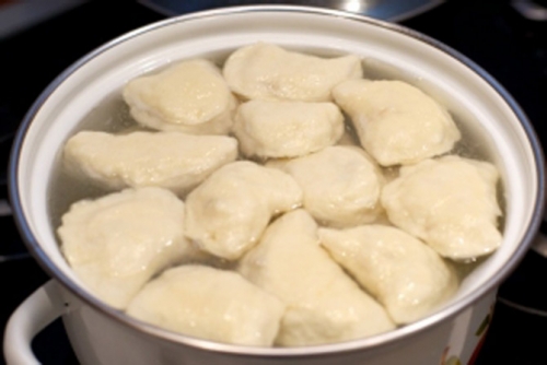 вареники з капустою