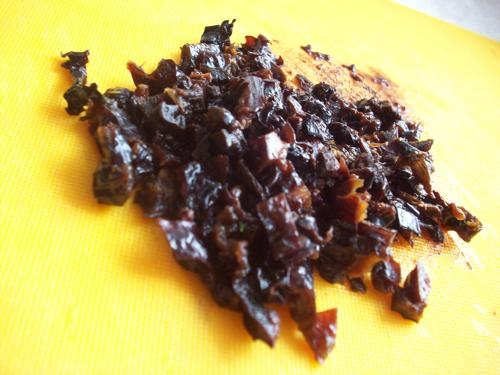 подрібнений чорнослив