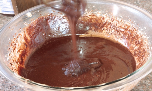міксер в шоколаді