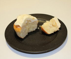 кекс сирно-апельсиновий у розрізі