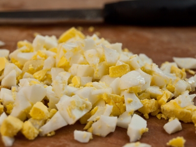 подрібнюємо яйця