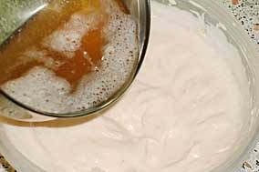 вливаємо желатин