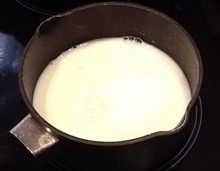 підігріваємо молоко