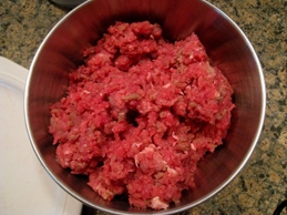 подрібнюємо м'ясо