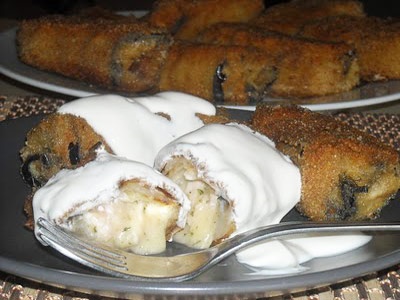 баклажани з сиром