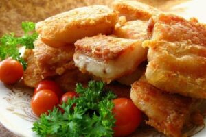 Філе сома з базиліком і чебрецем