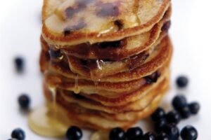 Оладки з чорницею