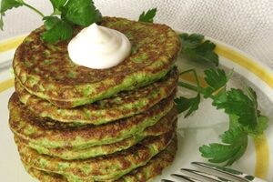 Оладки з брокколі