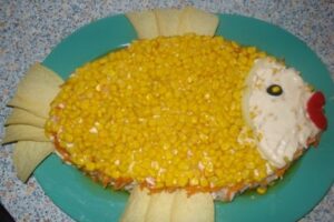 Салат «Чарівна золота рибка»