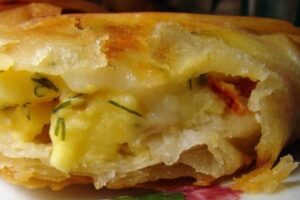 Лаваш з копченим сиром