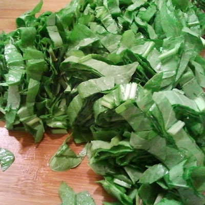 щавель на дошці