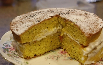 лимонно-маковий торт