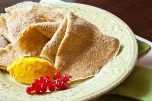 Млинці на кефірі ажурні