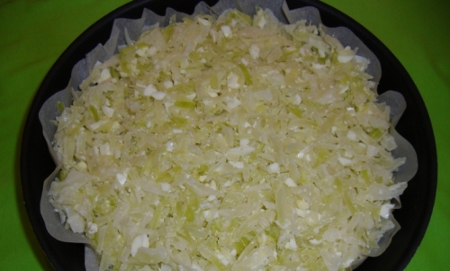 зверху викладаємо начинку