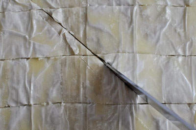 разрезаное тісто