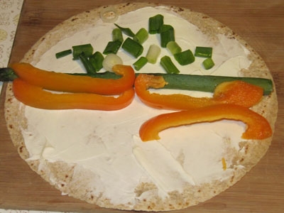 лаваш з овочами