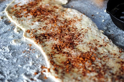 кориця на тесті