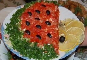 Салат "Кавунова часточка"