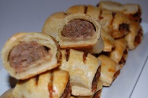 Булочки з фаршем і імбиром