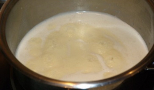 змішуємо молоко