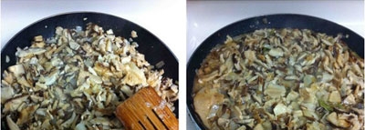 цибулю з грибами