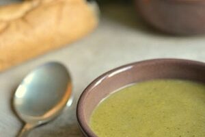 Пісний суп-пюре з брокколі