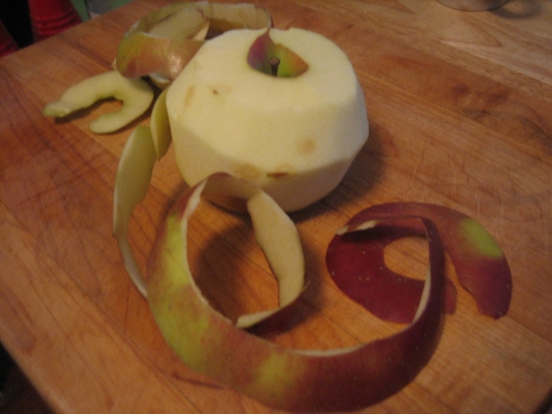 очищаємо яблука