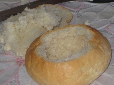 вирізаємо м'якуш