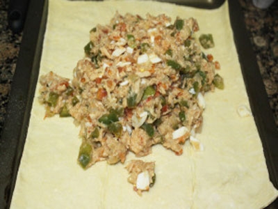 начинка на тесті