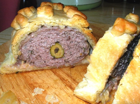 ситний і смачний м'ясний хліб