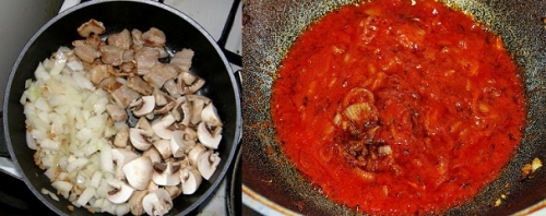 Обсмажуємо овочі