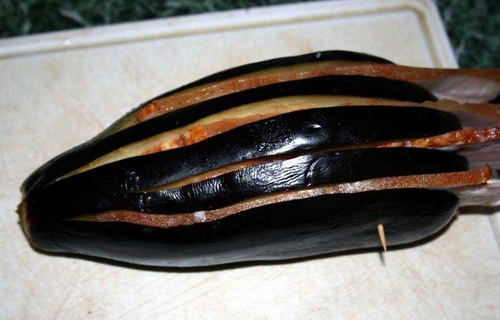 начиняємо баклажан