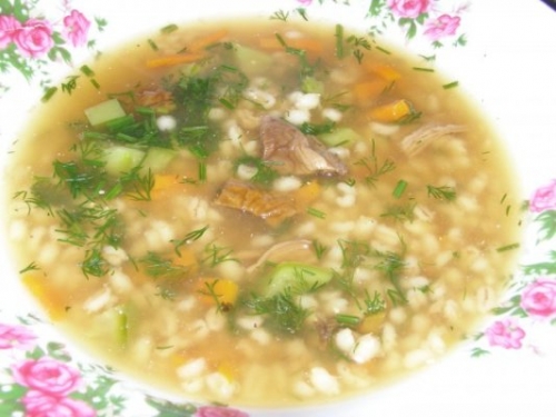 ситний суп з перловкою