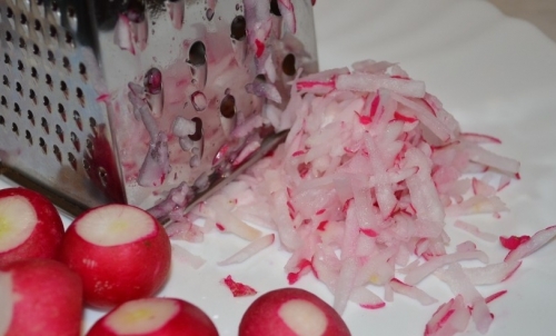 натираємо редис