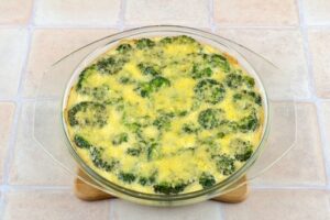 Запечена брокколі з вершками