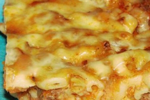 Пісна макаронна запіканка