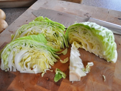 шматки капусти