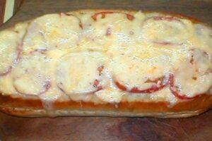 Експрес-пиріг з хліба